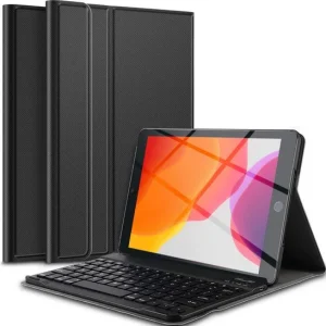 iPad 2020 / 2019 Hoes met Toetsenbord - 10.2 inch - iPad 2020 / 2019 Hoes Book Case Cover Hoesje met Toetsenbord Zwart