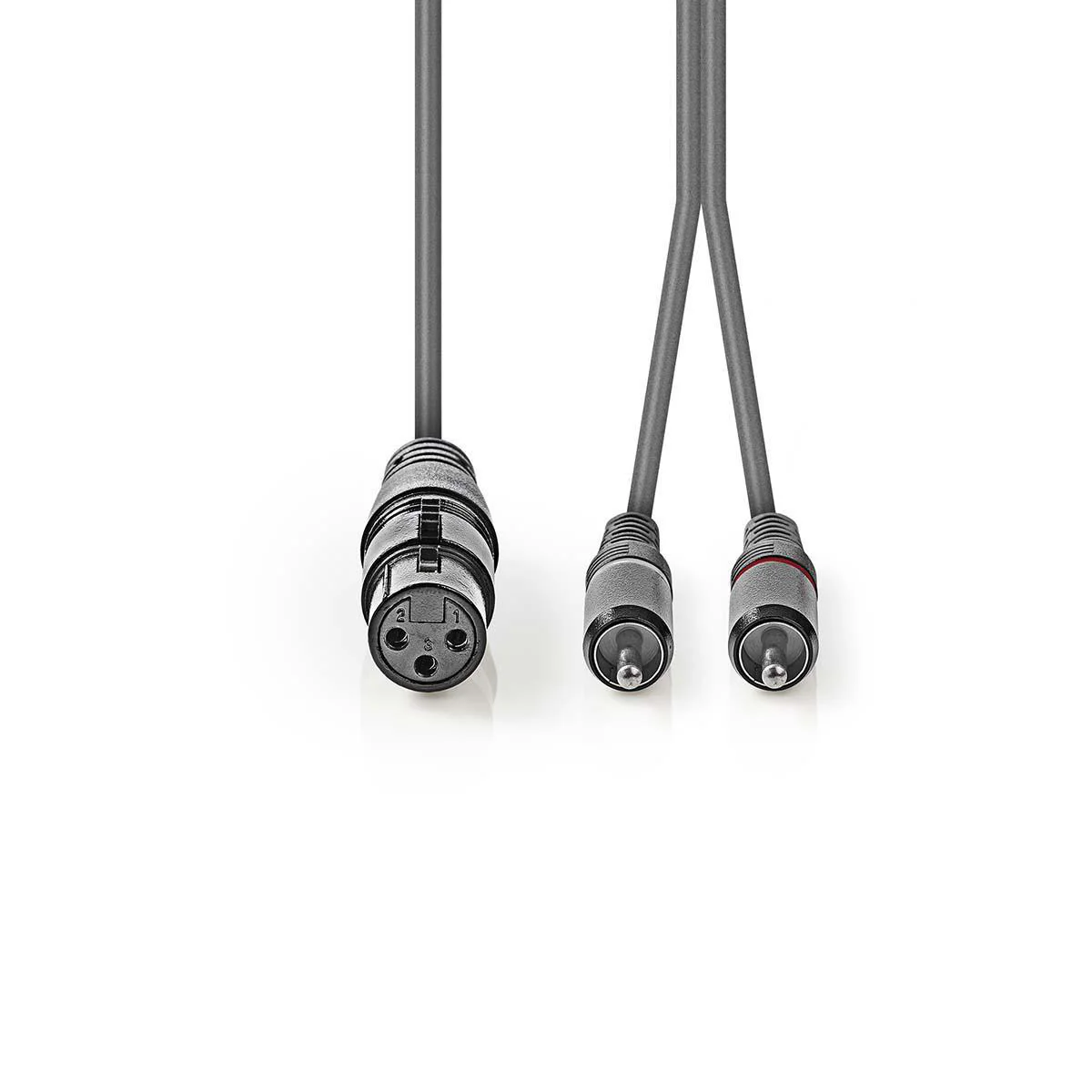 Gebalanceerde Audiokabel XLR 3-Pins Female - 2x RCA Male - Vernikkeld - Afbeelding 3