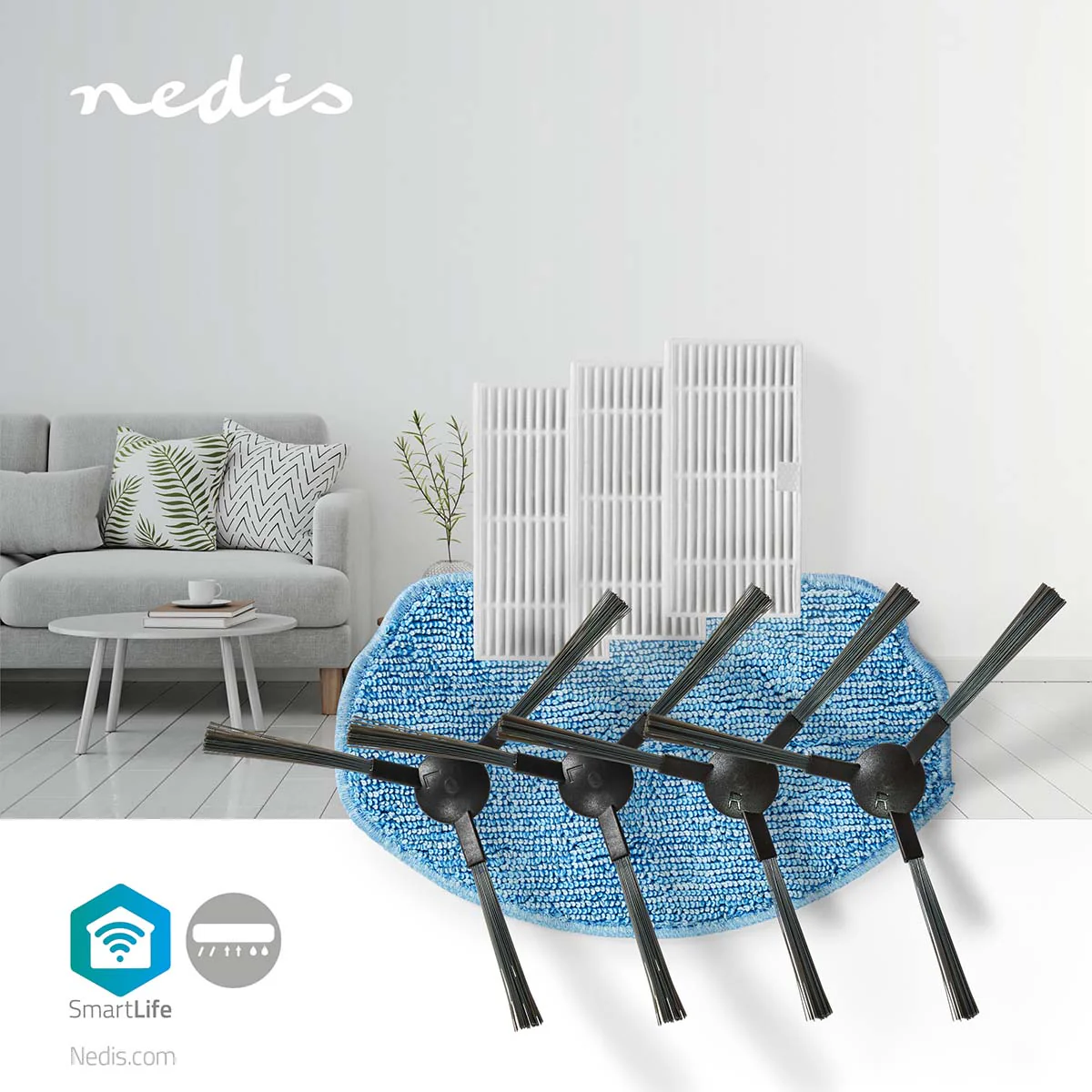 Stofzuiger Reserveonderdeel Geschikt voor: WIFIVCR001CBK - HEPA Filter - H12 - Afbeelding 3