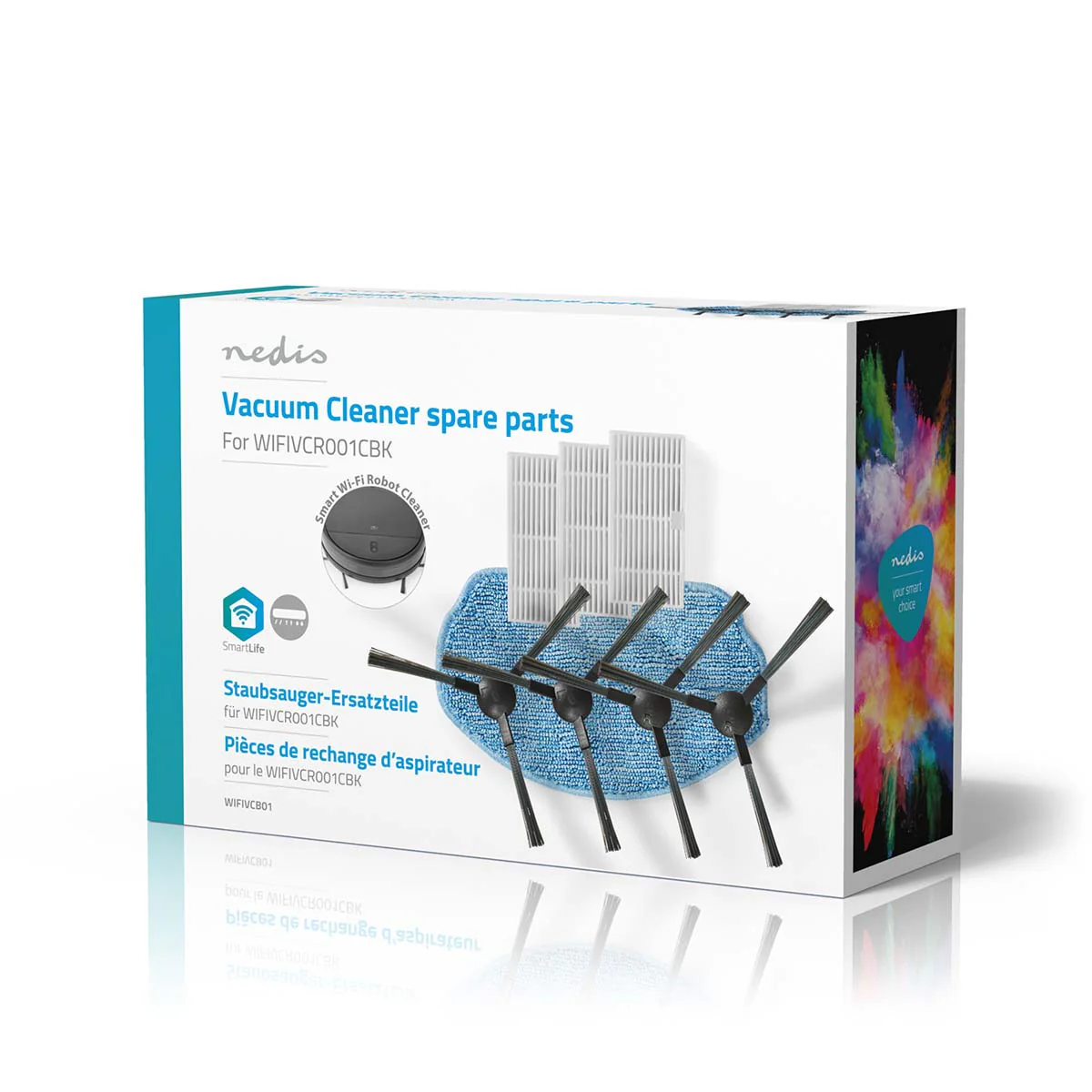 Stofzuiger Reserveonderdeel Geschikt voor: WIFIVCR001CBK - HEPA Filter - H12 - Afbeelding 5