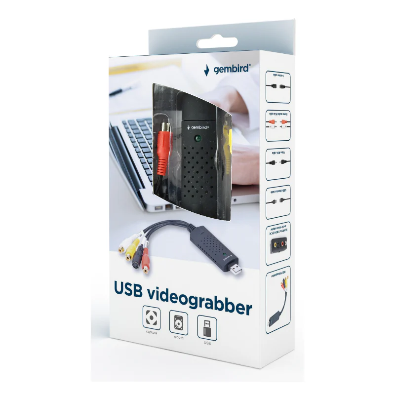 Gembird USB Video grabber - Videobanden Digitaliseren - Incl. scart adapter - VHS Digitaliseren - Afbeelding 4